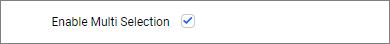 Multi Selection Option