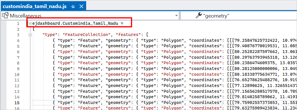 Json shape file name