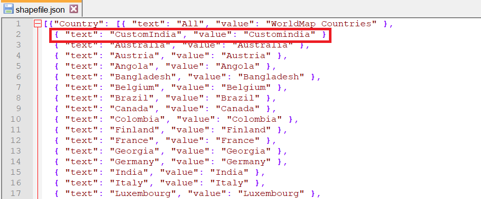 Json shape file name