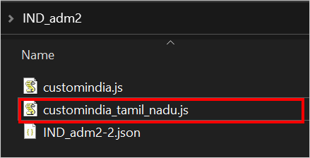 Json shape file name
