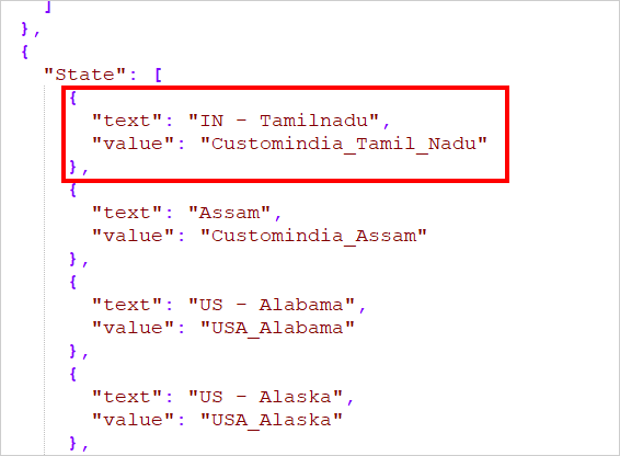 Json shape file name