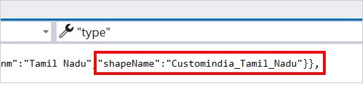 Json shape file name