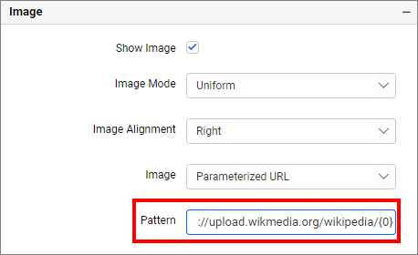 Update image pattern