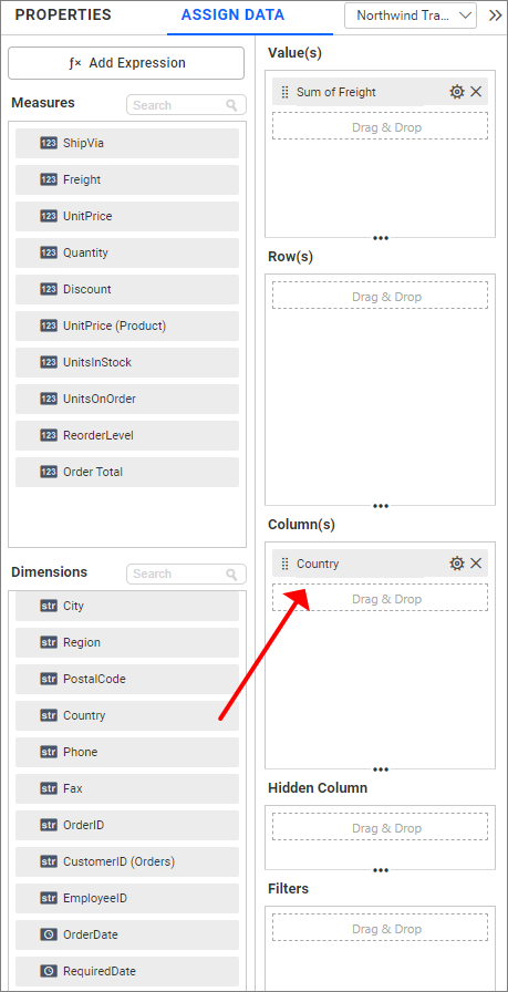 pivot-gridsingleValuesColumn