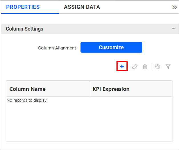 Grid KPI setting for POP