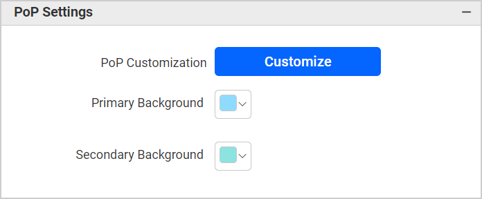 Grid pop settings update for period over period
