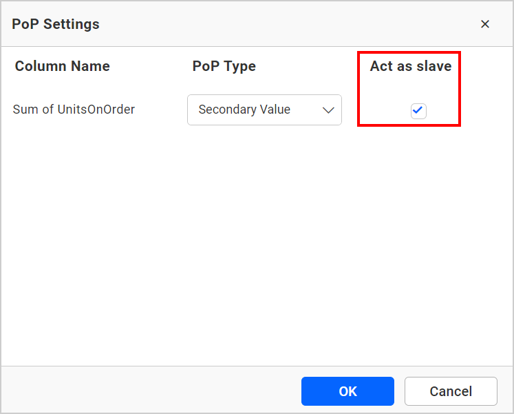 Grid pop settings update for period over period
