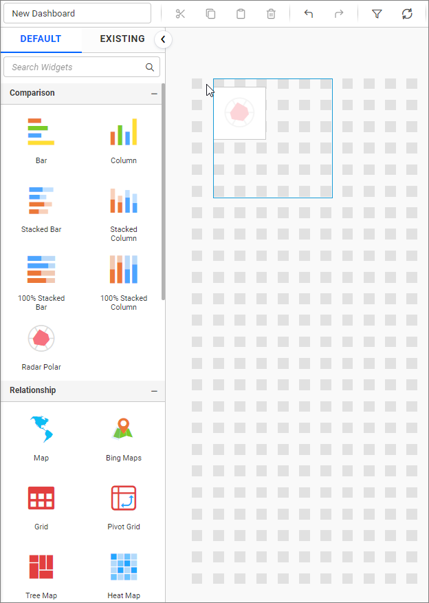 Configure the table data