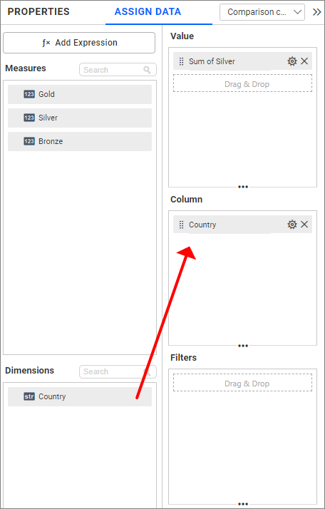 Add one value to Column Field