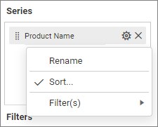 Settings menu options