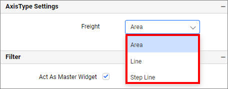 Range Navigator Chart Type Settings