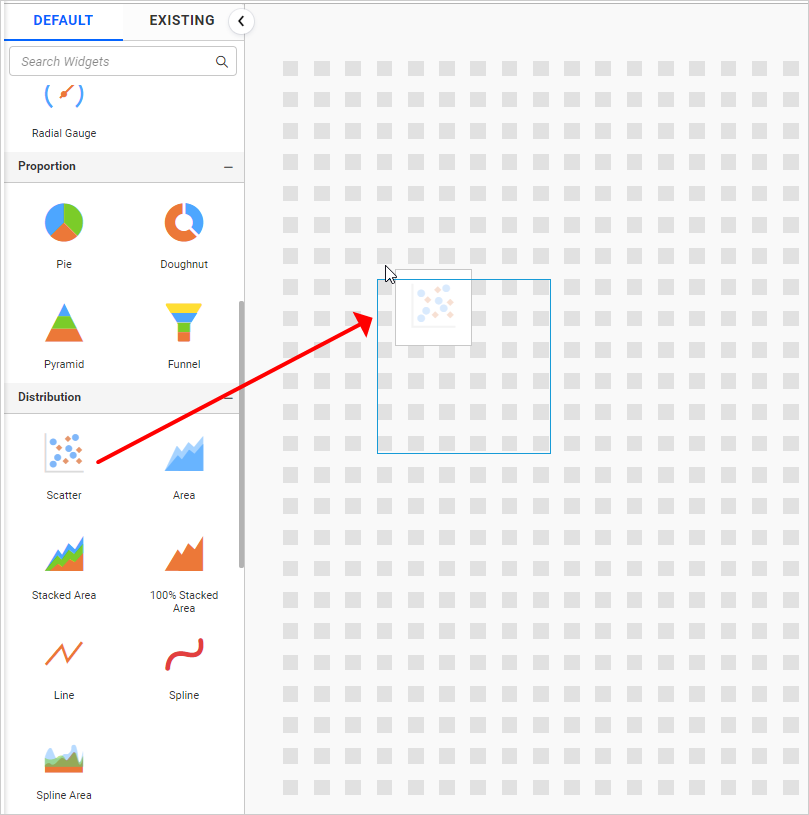 Adding Scatter chart