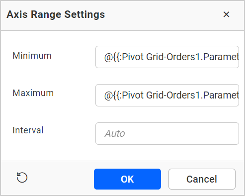 Axis Range Settings Output