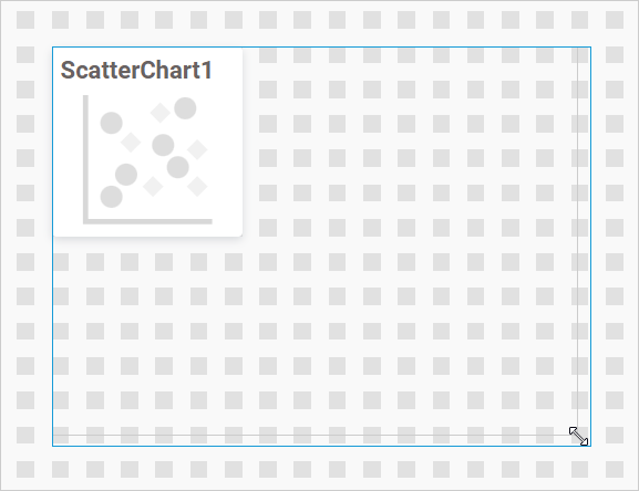 Resizing Scatter chart