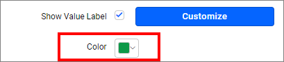 Value label Color Option