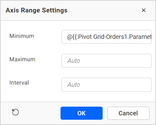 Axis Range Settings Output