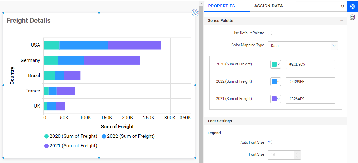 Color Mapping Type Data