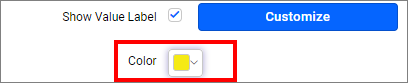 Value label Color Option