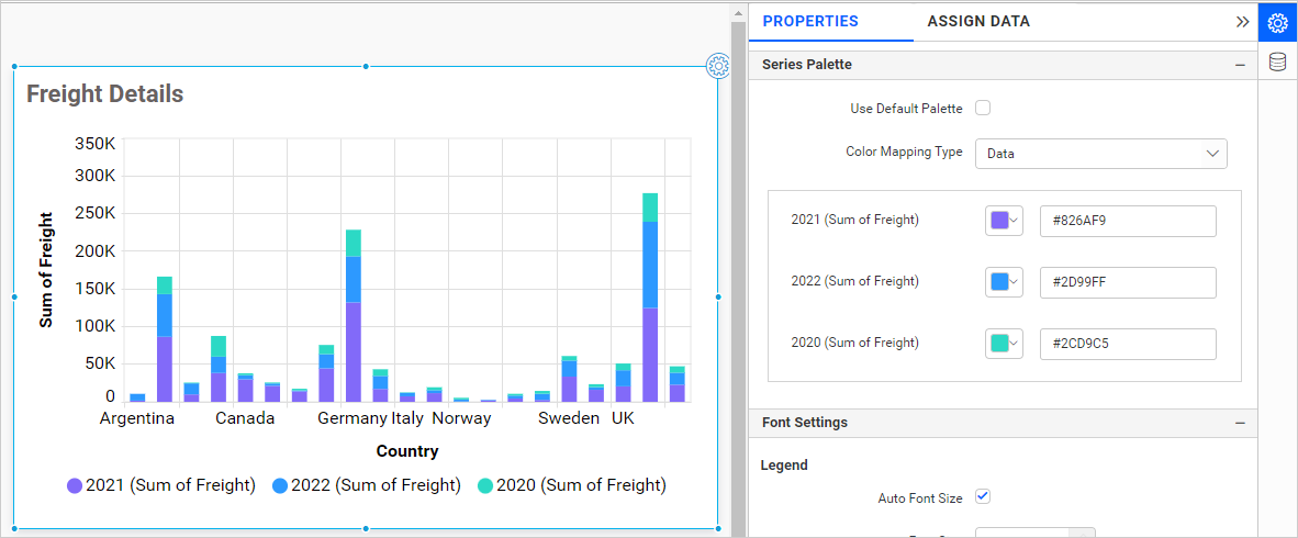 Color Mapping Type Data