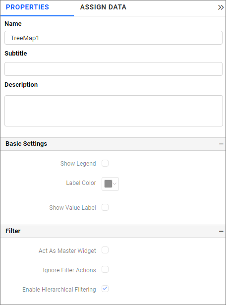 Properties pane view
