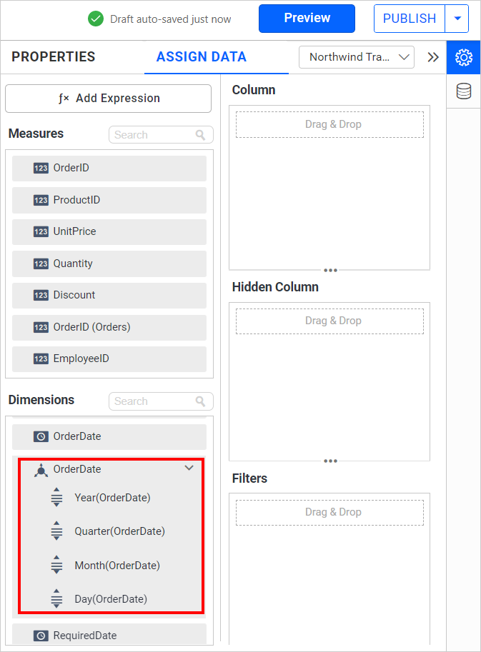 Create Auto Hierarchy