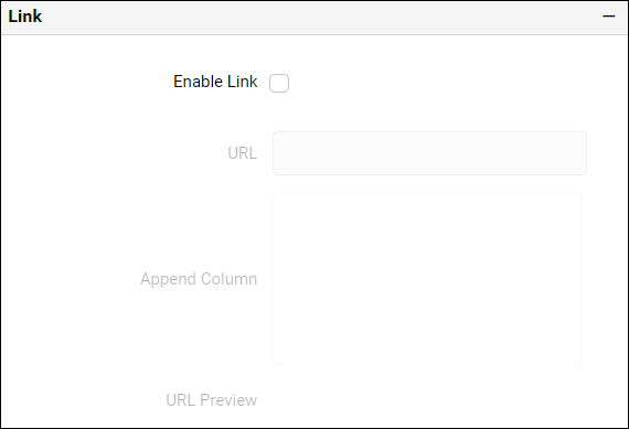 Unchecked link property