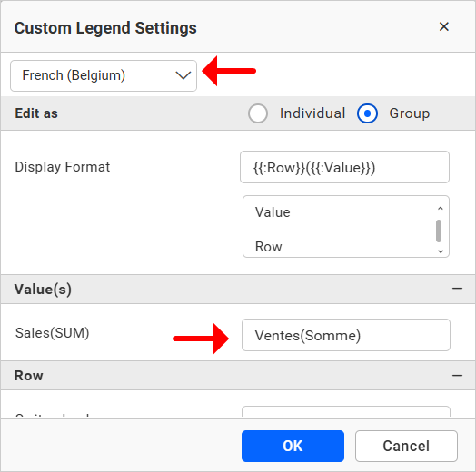 Language Group Option 