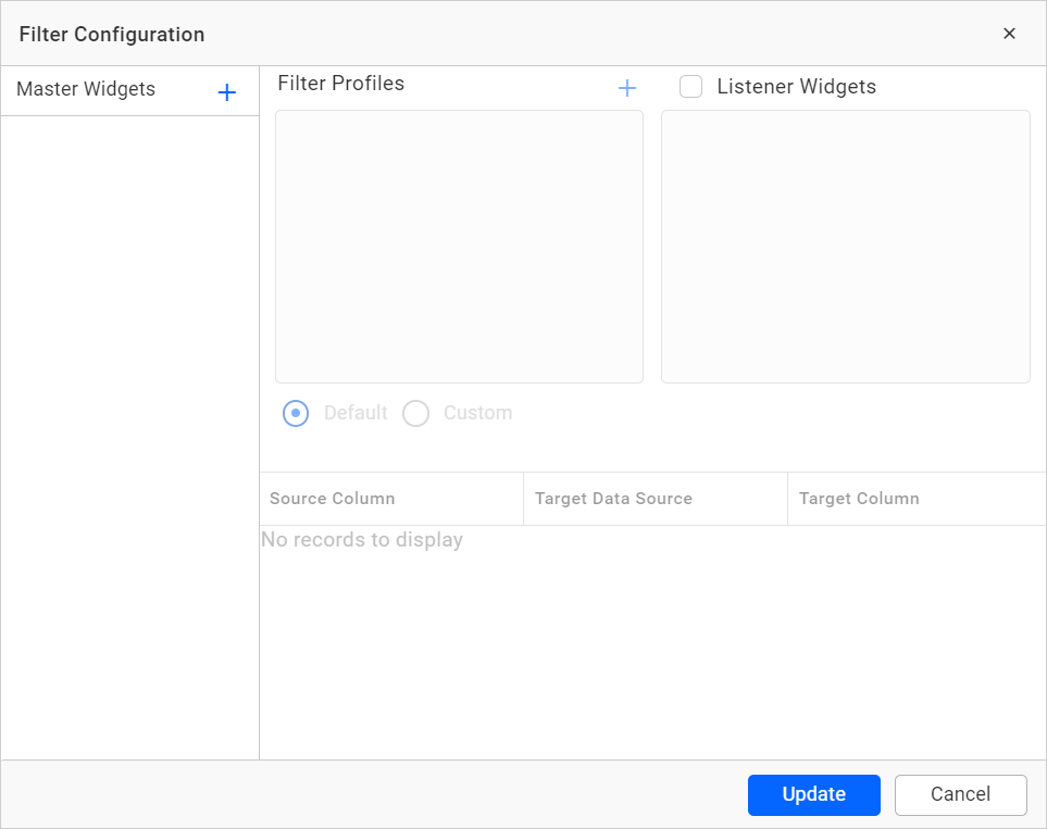 Filter Configuration