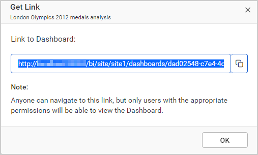 Get Link Dialog