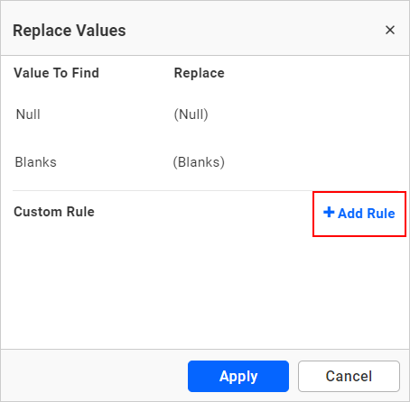 Add rule