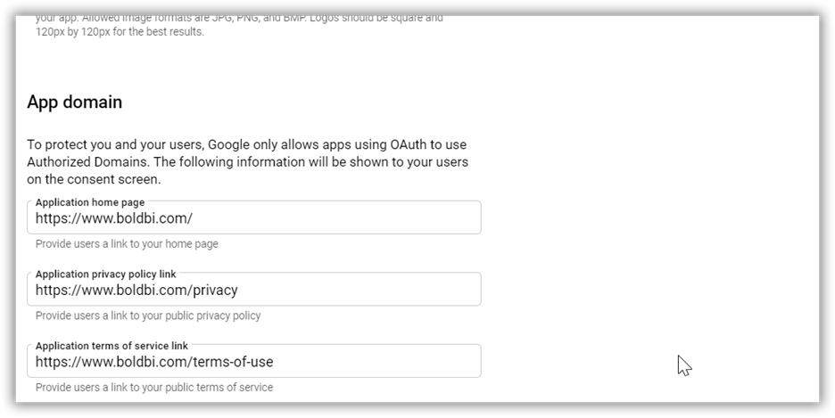 Set Domain Information
