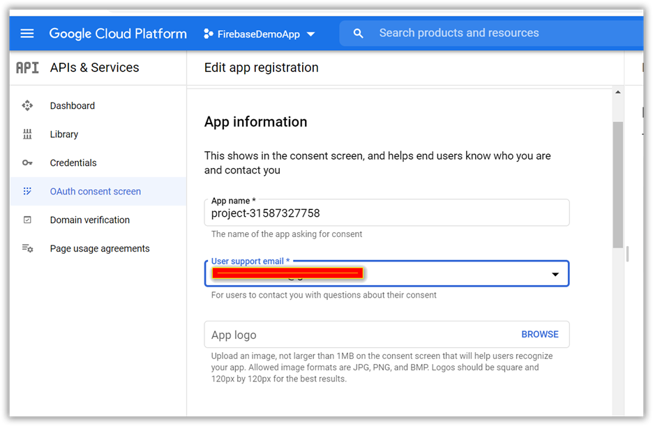 Set Application Name