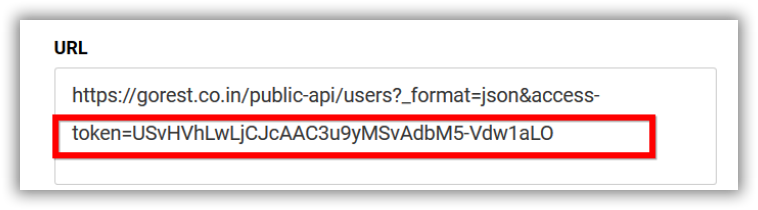 Query String parameter View