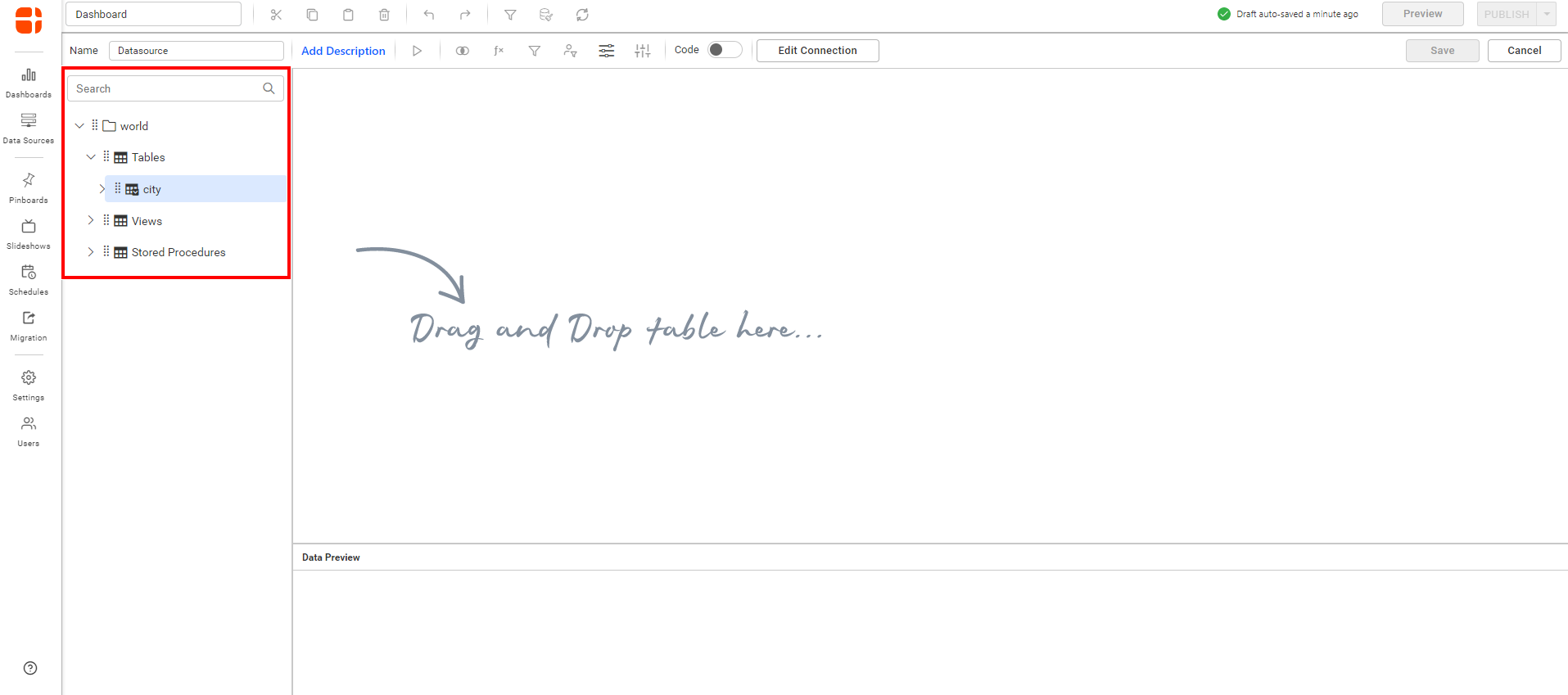 Treeview specific table