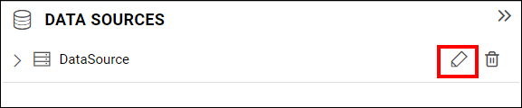 Edit data source icon