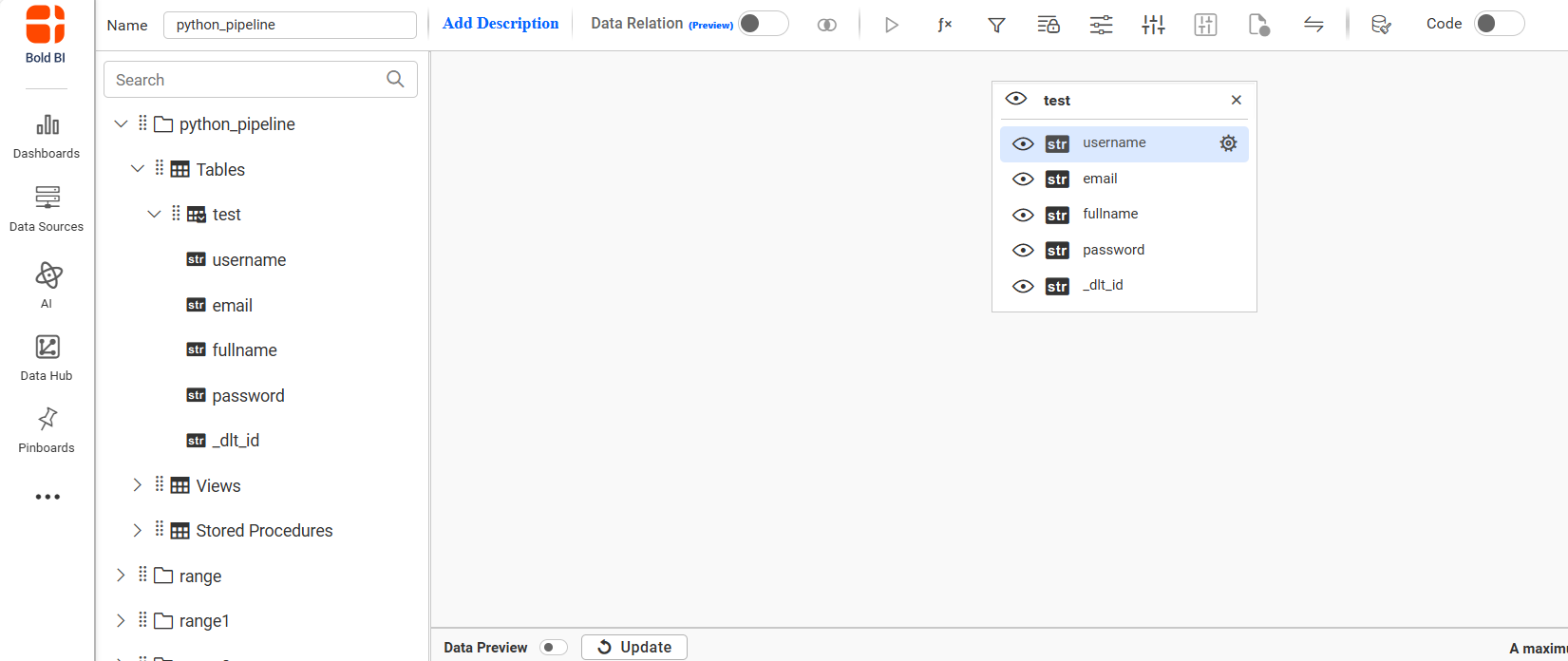 PythonScript - BoldBI
